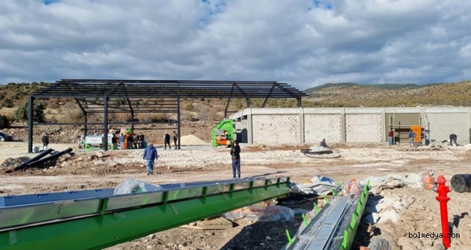 Kıbrıscık’ta Kompost Üretim Tesisi Çalışmaları Devam Ediyor